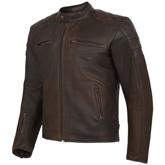 Motorbike Men Leather Jacket